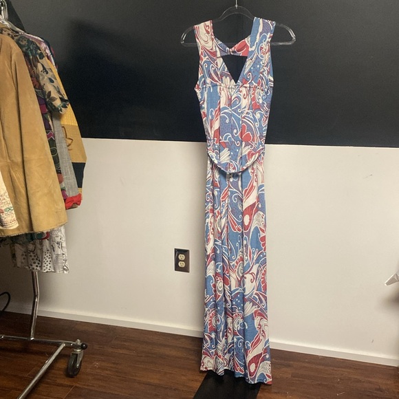 Touch Express boho wide leg jumpsuit size small - Picture 7 of 9